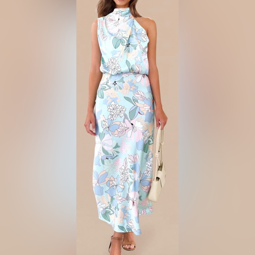 NWT PrettyGarden Floral Sleeveless Maxi Dress